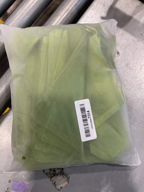 Photo 1 of 100pcs Fruit Protection Bags 8x12 inch, Green Netting Cover Bags Drawstring Mesh Fruit Protectors Pest Barrier for Grapes Mango Trees Veggies Garden