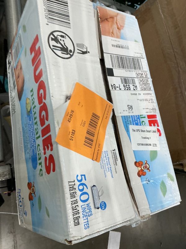 Photo 1 of [MISSING PARTS] Huggies Natural Care DIAPERS