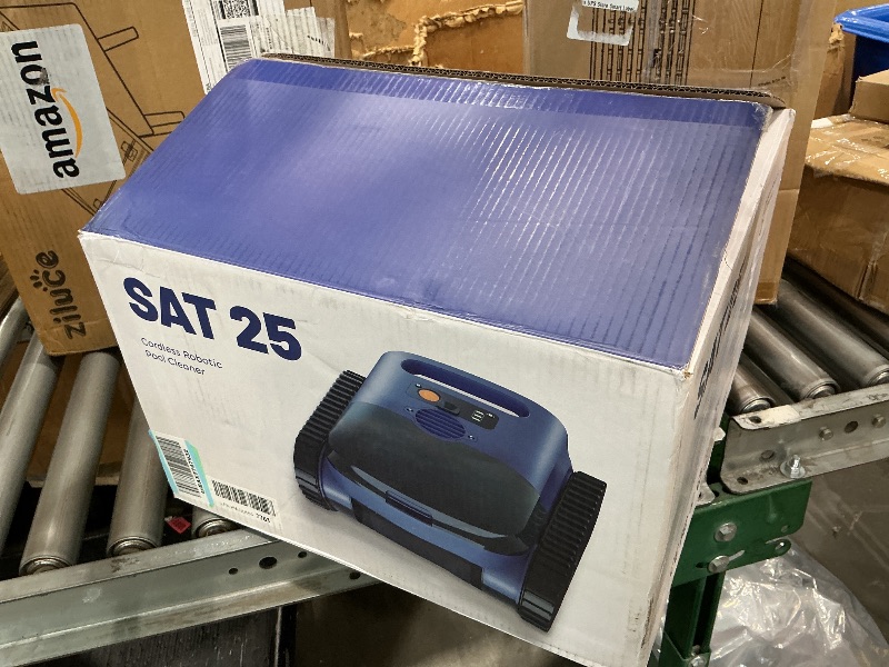 Photo 1 of (2026 Upgrade) SAT 25 Cordless Robotic Pool Vacuum, AI Sonar Navigation, 180 Mins Runtime, Wall Climbing Auto Cleaner for Inground Pools - Not Fit for Pools with Sharp Steps or Raised Floor Drains