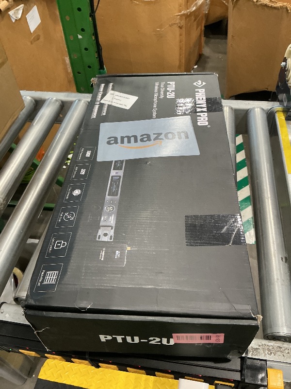 Photo 1 of [MISSING MICROPHONES] Phenyx Pro Dual UHF True Diversity Wireless Microphone System PTU-2U-1H1B