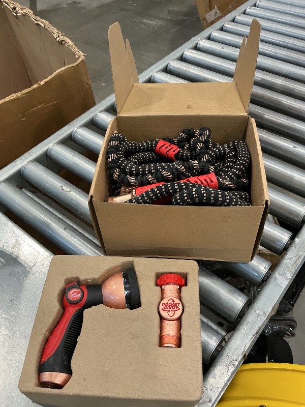 Photo 1 of [SOLD FOR PARTS] Pocket Hose 75 FT Copper Head No-Tangles Hose