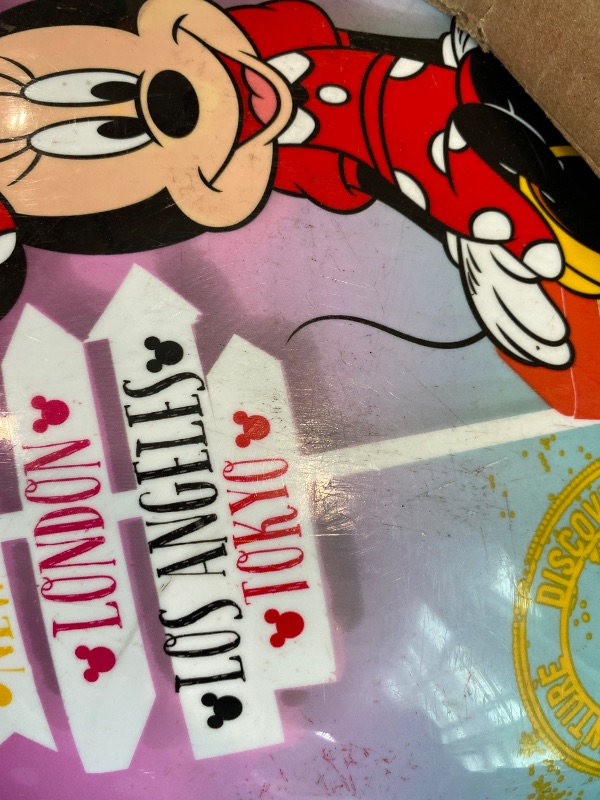 View 4 of [See notes] Bioworld Minnie Mouse Classic Pink Kids 2-Wheel ABS Suitcase for Travel
