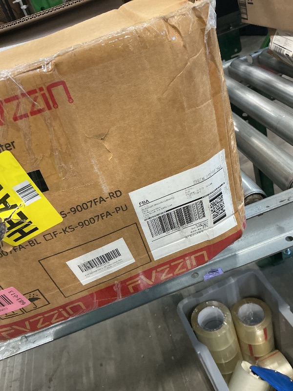 Photo 1 of [DAMAGED] FVZZIN Knee Scooter - Foldable, Adjustable, Metallic Black