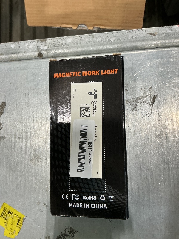 View 2 of [HEAVILY USED] [SOLD FOR PARTS]  Magnetic Rechargeable LED Work Light (2 Pack)