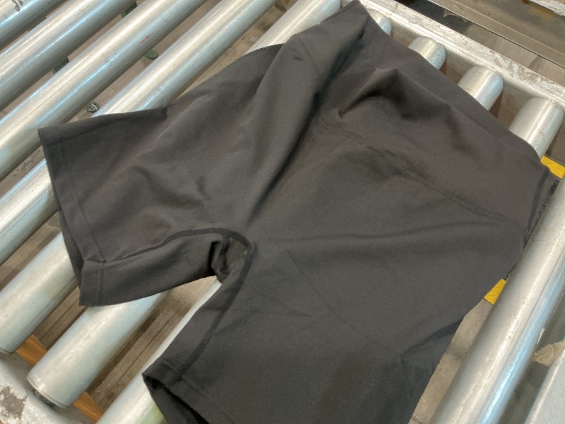 View 1 of black compression large shorts