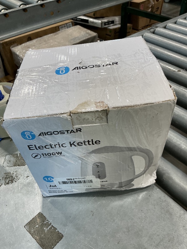 View 2 of **View Clerk Notes**Aigostar Small Electric Kettle, 1L, 1100W, Grey