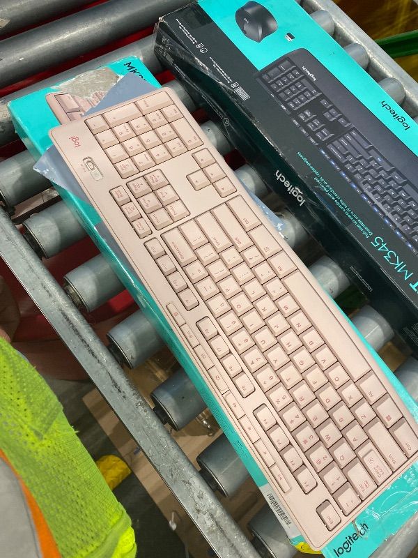 View 3 of [Missing Mouse and Receiver] Logitech MK270 Wireless Keyboard and Mouse Combo - Rose