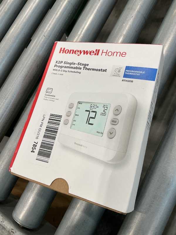 View 2 of **View Clerk Notes**Honeywell Home X2P Programmable Thermostat, White