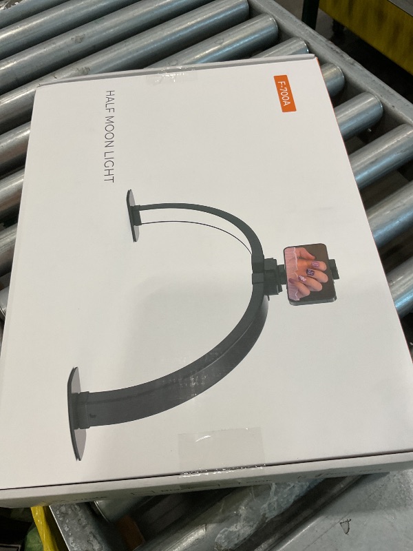View 2 of **View Clerk Notes**Yokilly Half Moon LED Desk Lamp - 29" Foldable