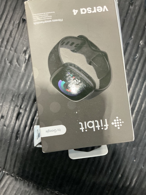View 2 of **View Clerk Notes**Fitbit Versa 4 Smartwatch - Black/Graphite