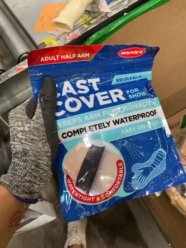 View 2 of 100% Waterproof Cast Covers for Shower Arm — Reusable Adult Cast Protector