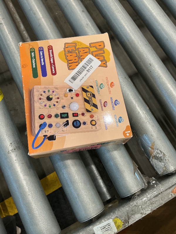 View 2 of **View Clerk Notes**Grarain Busy Board for Toddlers - Montessori Educational Toy (Clocks Busy Board)