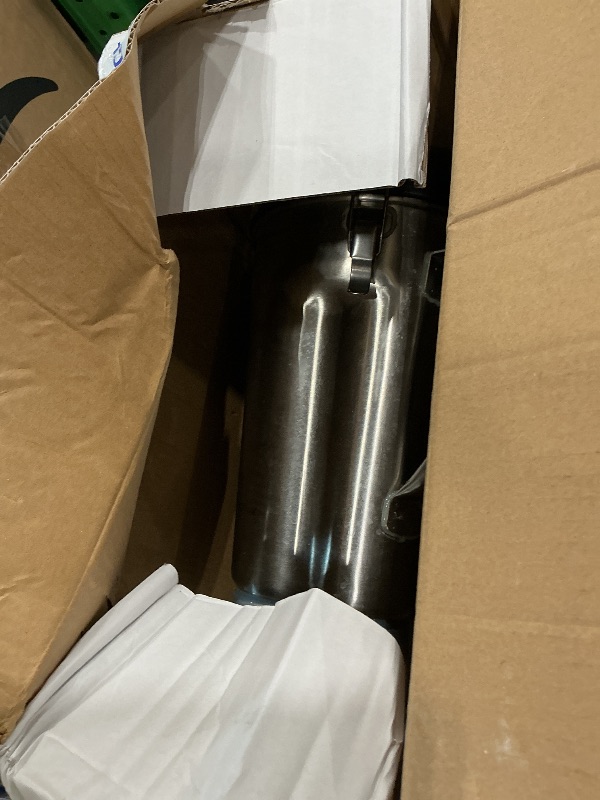 Photo 1 of 136oz Stainless Steel Replacement Container for Waring CB15 Series, 304 Food-Grade Blender Jar with Dual Stay-Cool Handles, Snap-Lock Leak-Proof Lid & Blade Assembly, Heavy-Duty OEM Alternative