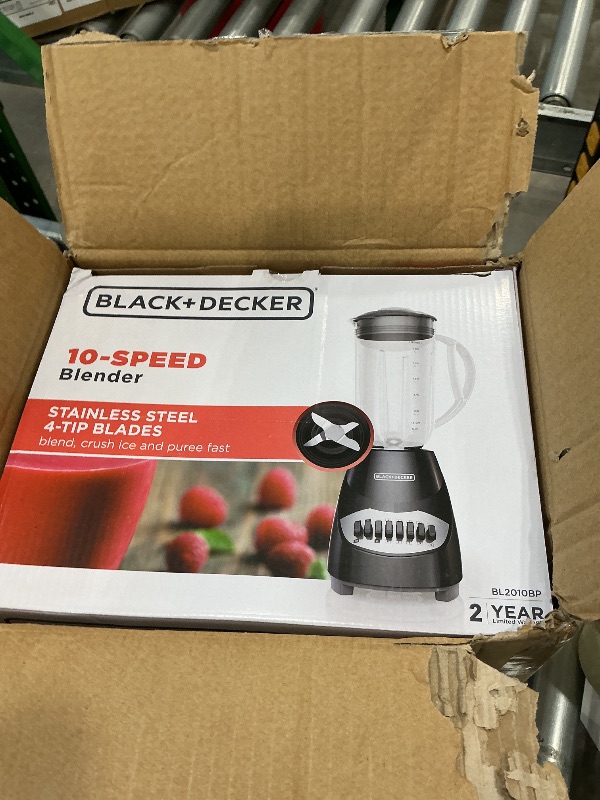 View 3 of [Broken Handle and Missing Lid] BLACK+DECKER Crush Master Blender (BL2010BP)