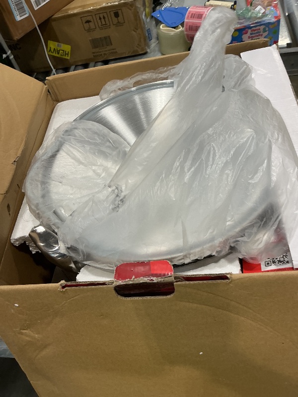View 5 of [missing pieces and damaged] MAGEFESA Chef 23-Quart Aluminum Pressure Cooker – Stainless Steel Lid, Thermodiffusion Base, 3 Safety Systems, Fast & Even Cooking