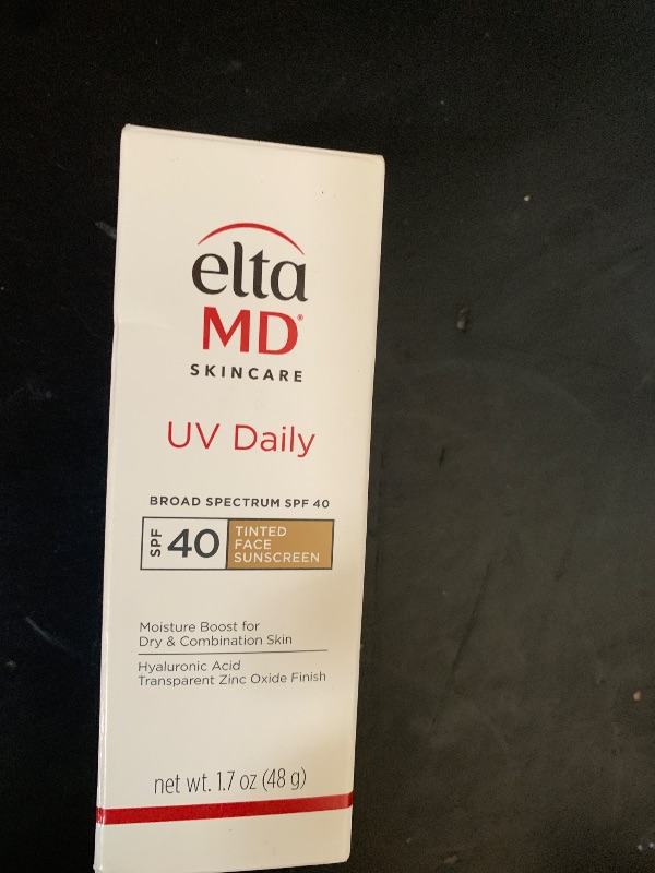 Photo 1 of EltaMD UV Daily Tinted SPF 40 Face Sunscreen Moisturizer with Zinc Oxide, Tinted Daily Face Moisturizer with SPF, Sunscreen for Dry Skin,1.7 oz Pump