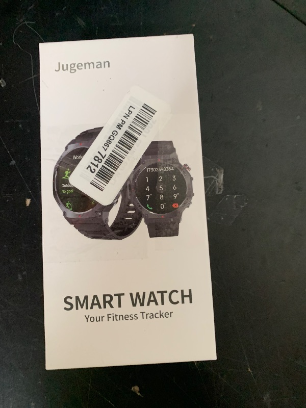 Photo 1 of Military Smart Watch for Men Built-in GPS with LED Flashlight Compass, 1.43" AMOLED Display 5ATM Waterproof Fitness Tracker with Heart Rate/Sleep/Blood Oxygen, Watches for Android/iPhone, Khaki
