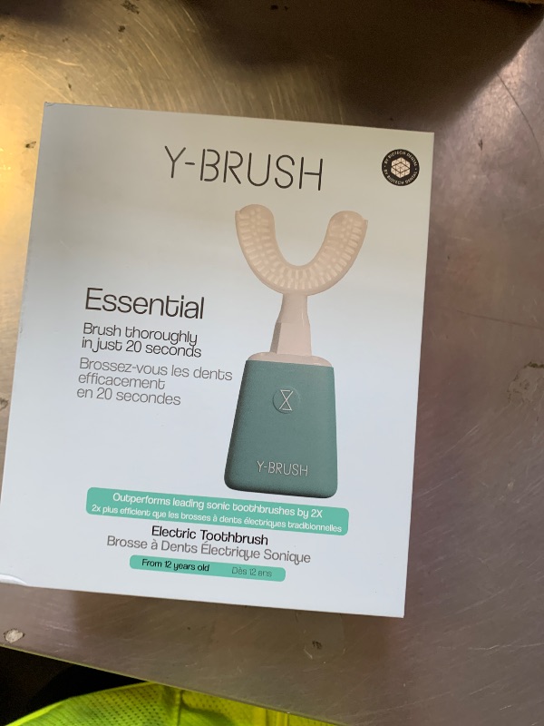 Photo 1 of Y-Brush Essential - Sonic Electric Toothbrush - 3 Months Battery Life with USB-C - 2 Brushing Modes - Clinically Proven - Adult
