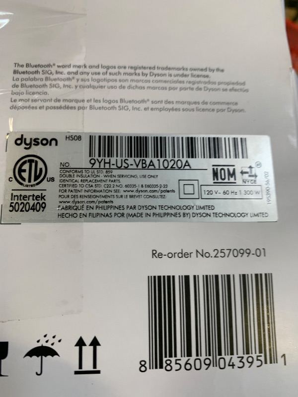 Photo 1 of Limited Edition Dyson Airwrap i.d. Multi-Styler Straight+Wavy in Ceramic Apricot and Topaz