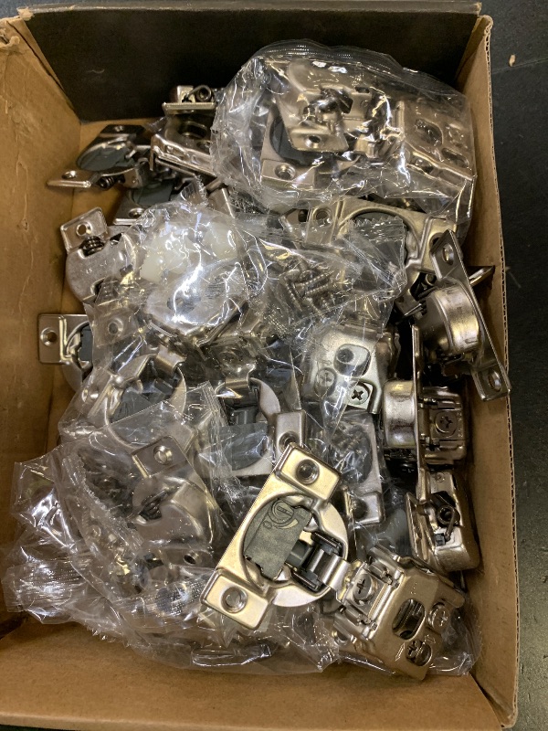 Photo 1 of Chibery 30 Pack 1" Overlay 4D Soft Close Concealed Hinges for Face Frame Door, Adjustable Closing Speed, Smooth Slow Self Close Hinges, Satin Nickel, 105° Open Angle Stainless Steel Cabinet Hinges
