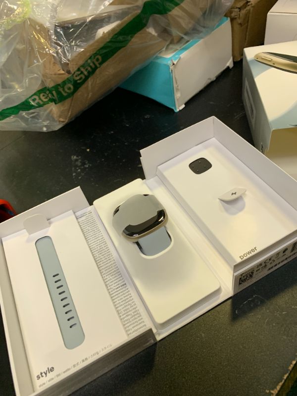 Photo 1 of Fitbit Sense 2 Advanced Health and Fitness Smartwatch with Stress and Sleep Tools - 3-Month Google Health Premium Membership Included - ECG App, SpO2, 24/7 Heart Rate, and GPS - Blue Mist/Pale Gold