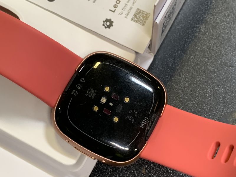 View 2 of Fitbit Versa 4 Fitness Smartwatch with Daily Readiness - 3-Month Google Health Premium Membership Included - GPS, 24/7 Heart Rate, 40+ Exercise Modes, Sleep Tracking - Pink Sand/Copper Rose