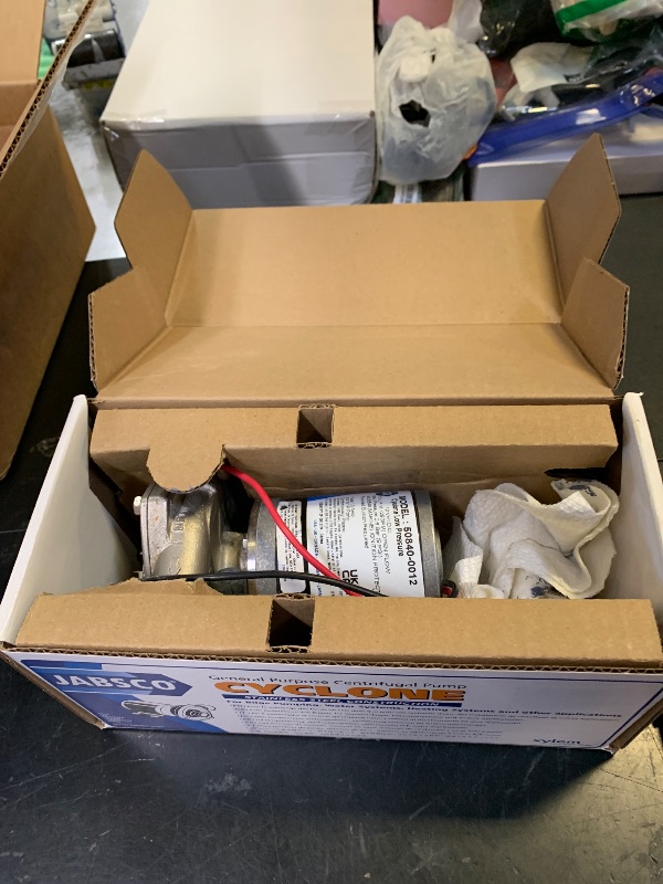 Photo 1 of Jabsco 50840-0012 Marine High Flow Cyclone Pump (12-Volt)