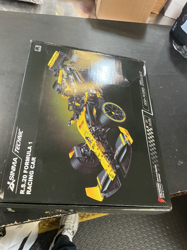 Photo 1 of JSINMA Technic F1 RS20 Racing Car Building Kit – 1:8 Scale Collectible Set for Adults, 1650+ PCS Display Model with Realistic Details – DIY Engineering Gift for F1 Fans, Home or Office Display