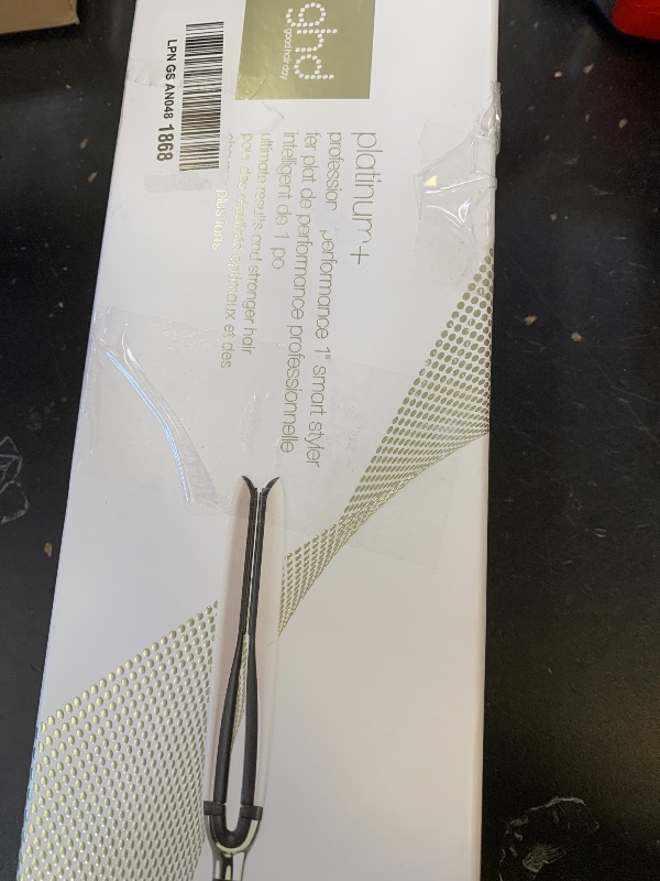 View 3 of ghd Platinum+ Styler ? 1" Flat Iron Hair Straightener, Professional Ceramic Hair Styling Tool for Stronger Hair, More Shine, & More Color Protection - White