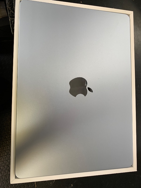 Photo 1 of Apple 2025 MacBook Air 13-inch Laptop with M4 chip: Built for Apple Intelligence, 13.6-inch Liquid Retina Display, 16GB Unified Memory, 256GB SSD Storage, 12MP Center Stage Camera, Touch ID; Sky Blue