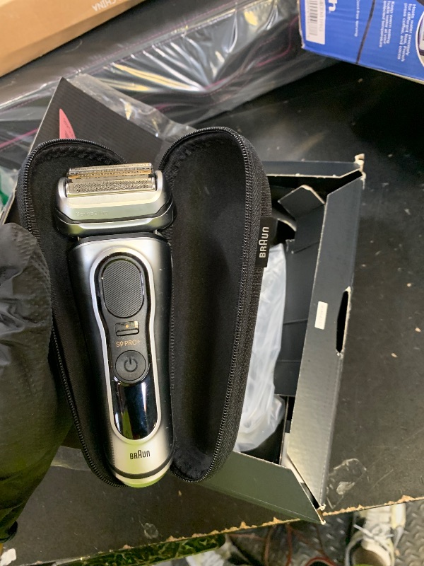 Photo 1 of Braun Series 9 PRO+ Electric Razor for Men, 5 Pro Shave Elements & Precision Long Hair Trimmer, 6in1 SmartCare Center, Wet & Dry Electric Shaver for Smooth Skin with 60min Battery Runtime, 9517s