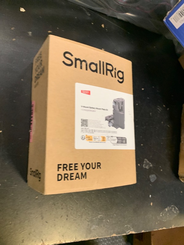 Photo 1 of SMALLRIG Upgraded V Mount Battery Plate Kit, w/ QR Plate for Arca, LCD Screen Protector & Cable Clips, D-Tap & USB-C Supply, All-in One Camera Video Rig for Mirrorless/DSLR, for NEEWER V Mount Battery