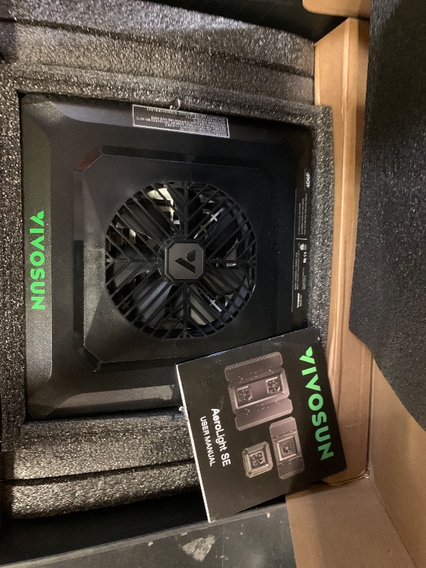 Photo 1 of VIVOSUN AeroLight A150SE, LED Grow Light 150W with Integrated Circulation Fan, Compatible with App, Used with Growhub Controller E42A/E25 to Achieve More Functions for 2x4/3x3 Grow Tent