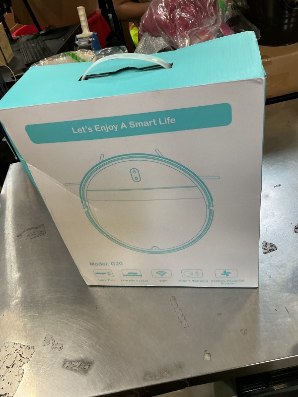 Photo 1 of Kilgone Robot Vacuum and Mop Combo, Ultra Slim, Smart 3D Obstacle Avoidance, Tangle-Free Robotic Vacuum Cleaner for Pet Hair, Hard Floor & Carpet, App/Alexa/Google Control