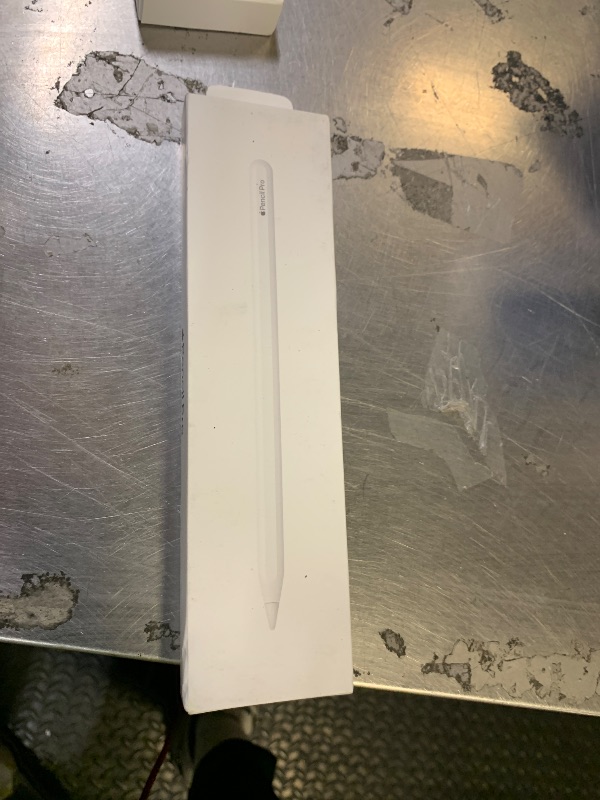 Photo 1 of Apple Pencil Pro: Latest Model - Device Compatibility Check Required - Pixel-Perfect Precision, Tilt and Pressure Sensitivity, Perfect for Note-Taking, Drawing, and Art. Charges and Pairs Magnetically