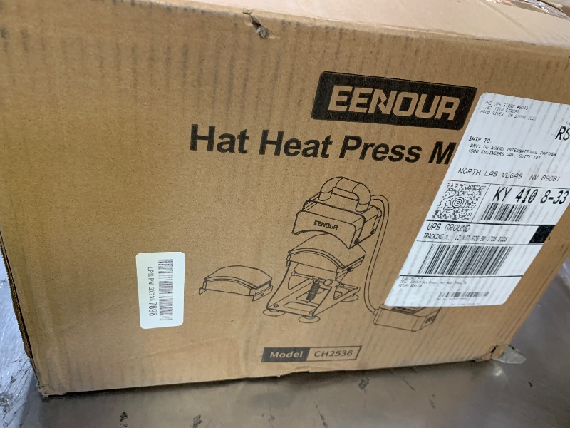 Photo 1 of EENOUR Hat Press, Hat Heat Press Machine with 2 Platens & Caps Stretcher, Hat Press Heat Machine for Caps with Memory Mode, Precise Time and Temperature Control, Heat Transfer Printing for Caps, Hats
