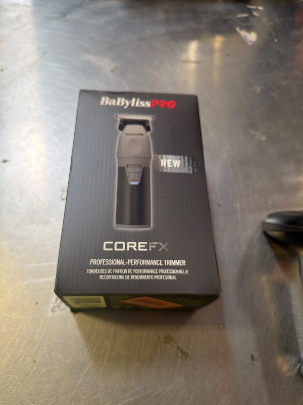 Photo 1 of BaBylissPRO COREFX Professional Cordless Beard Trimmer for Men with High-Speed 6,800 RPM Motor and Stainless Steel T-Blade for Precision Detail Work