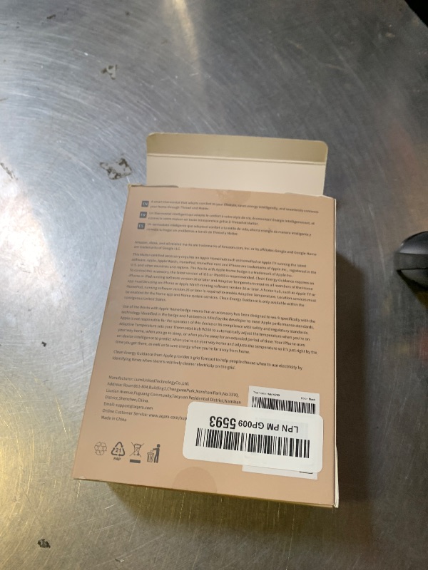 Photo 1 of Aqara Smart Thermostat W200 with Apple Adaptive Temperature & Clean Energy Guidance, 4" Touchscreen, Matter Controller, Built-in Radar Sensor, Works with Apple Home, Siri, Google Assistant, Alexa