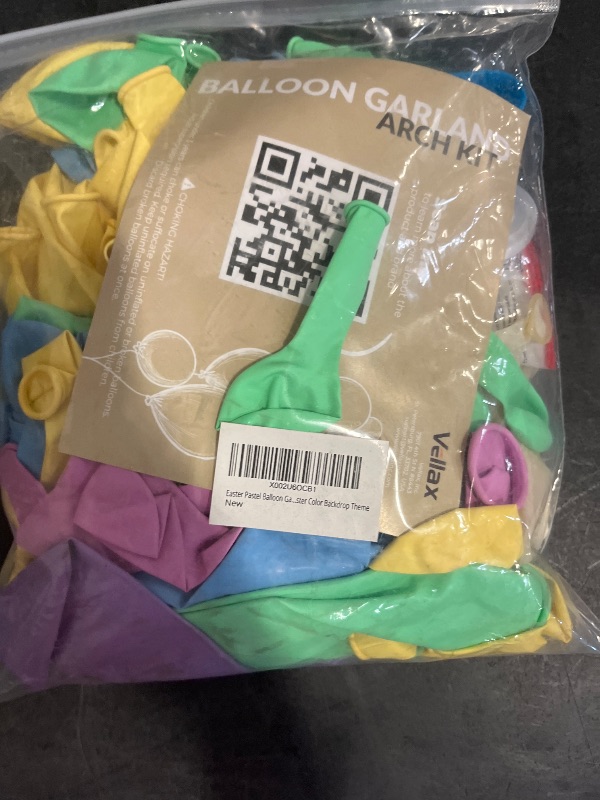 Photo 1 of Balloon Garland Arch Kit (Blue,green,pink,purple)