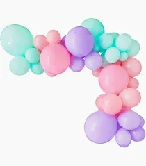 Photo 1 of Balloon Garland Arch Kit (Blue,green,pink,purple)