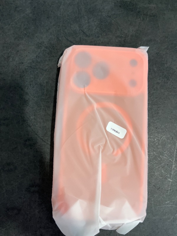 Photo 1 of Faiono Magnetic for iPhone 17 Pro Max Case [Full Camera Protection][Military-Grade Protection][Compatible with MagSafe] Shockproof Protective Slim Phone Case for iPhone 17 Pro Max, Orange