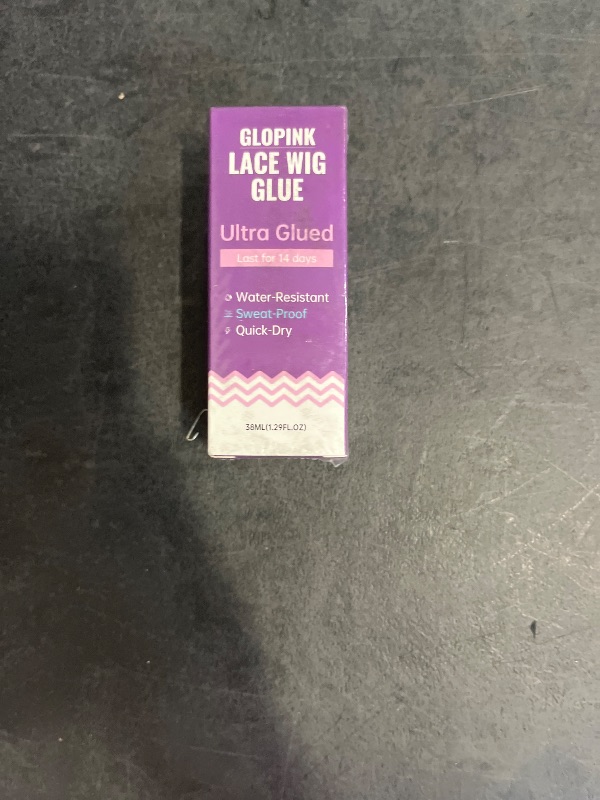 Photo 1 of Lace Wig Glue for Front Wigs – Invisible Waterproof Adhesive, Strong Hold up to 2+ Weeks, Sweat-Proof & Long-Lasting for Lace Fronts & Hair Systems (1.29 Fl Oz)