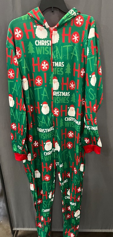 Photo 1 of Size XL Christmas Pajamas For Family Matching Pajamas For Couples Christmas Onesies Adult Green Men XL