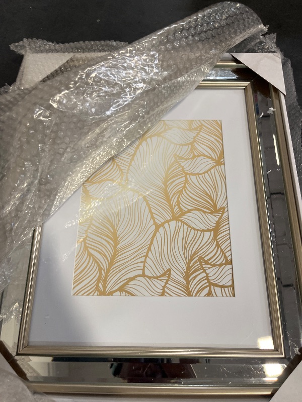 View 2 of 11x14 Mirrored Picture Frame - Matted to 8x10 Frames by EcoHome