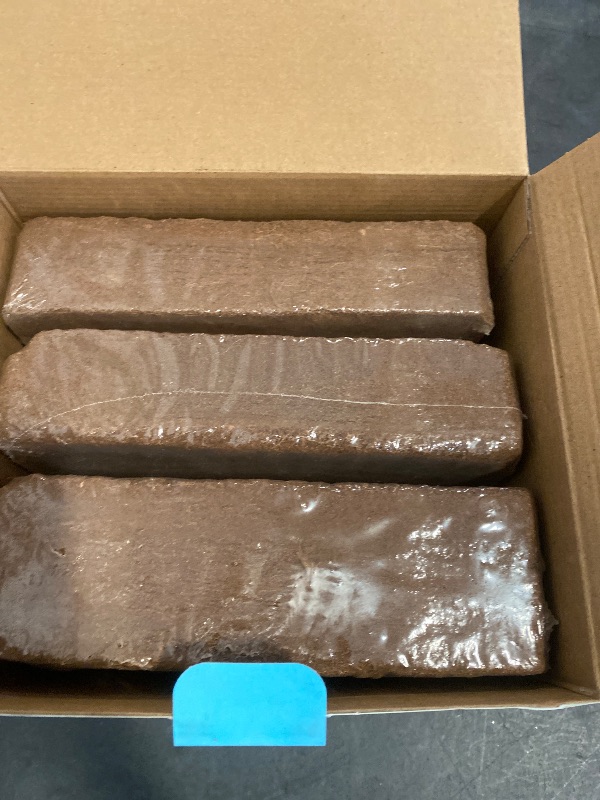 Photo 1 of Coco Coir Bricks 6 Pack Premium 100% Organic Peat Moss, Fiber Coconut Husk for Planting, Gardening, Potting Soil Substrate