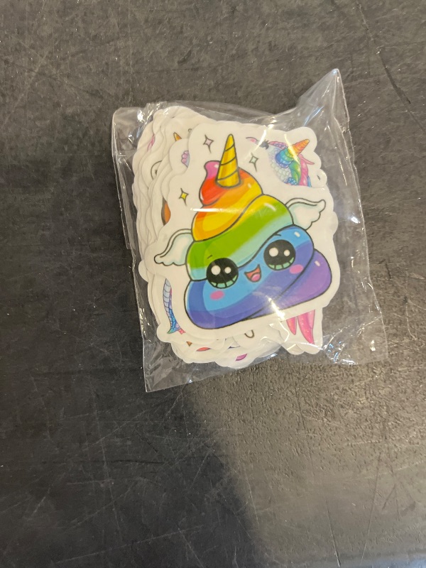 Photo 1 of BEATRI Unicorns Stickers 50Pcs Waterproof Vinyl for Water Bottles Laptop, Phone, Journal & Travel Gear | Non-Repeating Decals, High-Definition Print Cute Unicorn Decor Gift Party Favors