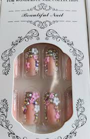 Photo 1 of 30 Pcs Spring Press on Nails Short Almond,LINMEIZAI Leopard French Fake Nails Press ons Nail Tips Kit Acrylic Nails Stick on Nails False Nails with Designs 3D Gold Charms Nail Art for Women Manicure
