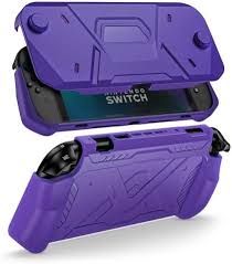 Photo 1 of FIWWAT Protective Case for Nintendo Switch 2 (2025), Anti-Slip Ergonomic Grip Design, Soft Shock-Absorption & Anti-Scratch Cover for Switch 2 - Purple