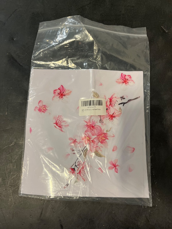 Photo 1 of 2 Pcs Car cherry blossomStickers , Cherry Blossom Vinyl Car Sticker Car Decoration, Vinyl Waterproof Sticker Decal Car Motocycle Laptop Wall Window Sticker DIY