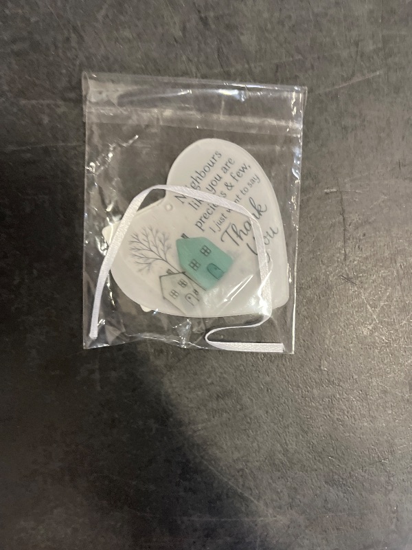 Photo 1 of 2026 Heart-Shaped Sea Glass 3D Printing Friendship Decor - Eternal Friendship Keepsake Hanging Ornament (Ornament 2)